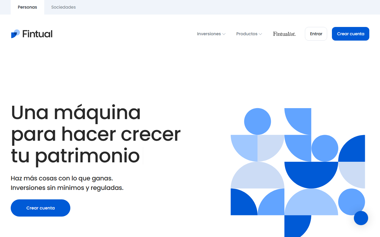 Captura de pantalla de Fintual