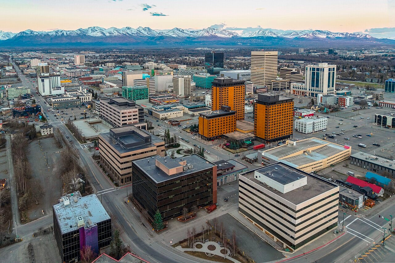 View of Anchorage, Alaska