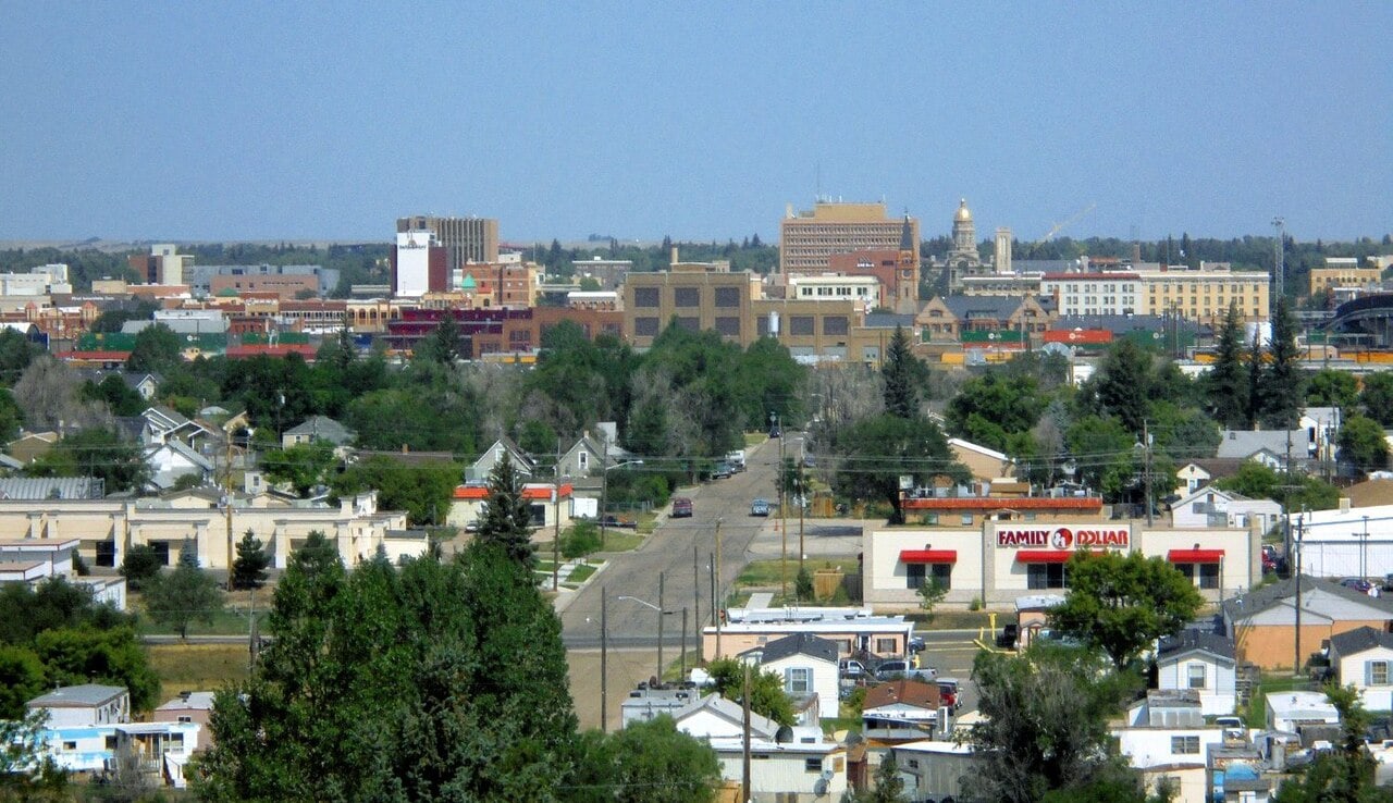 View of Cheyenne, Wyoming