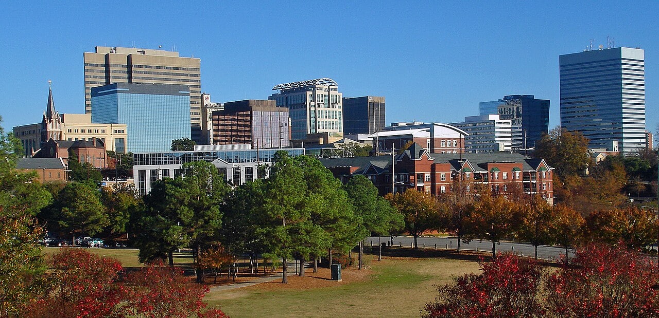 View of Columbia, South Carolina