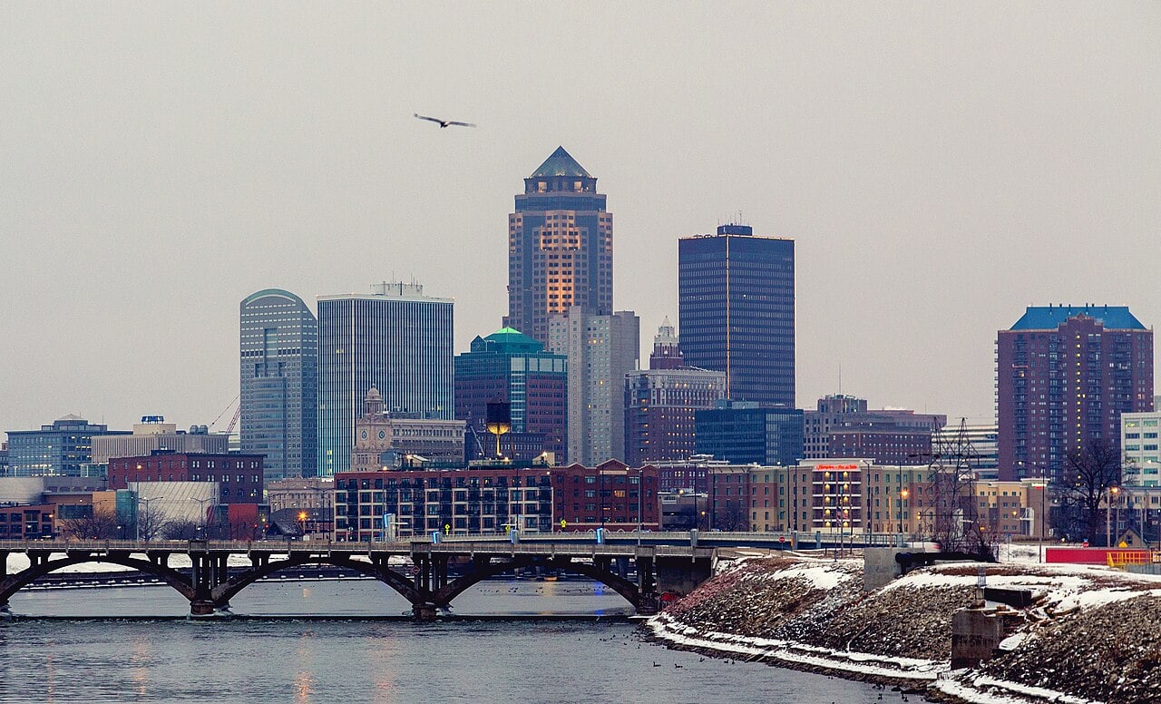 View of Des Moines, Iowa