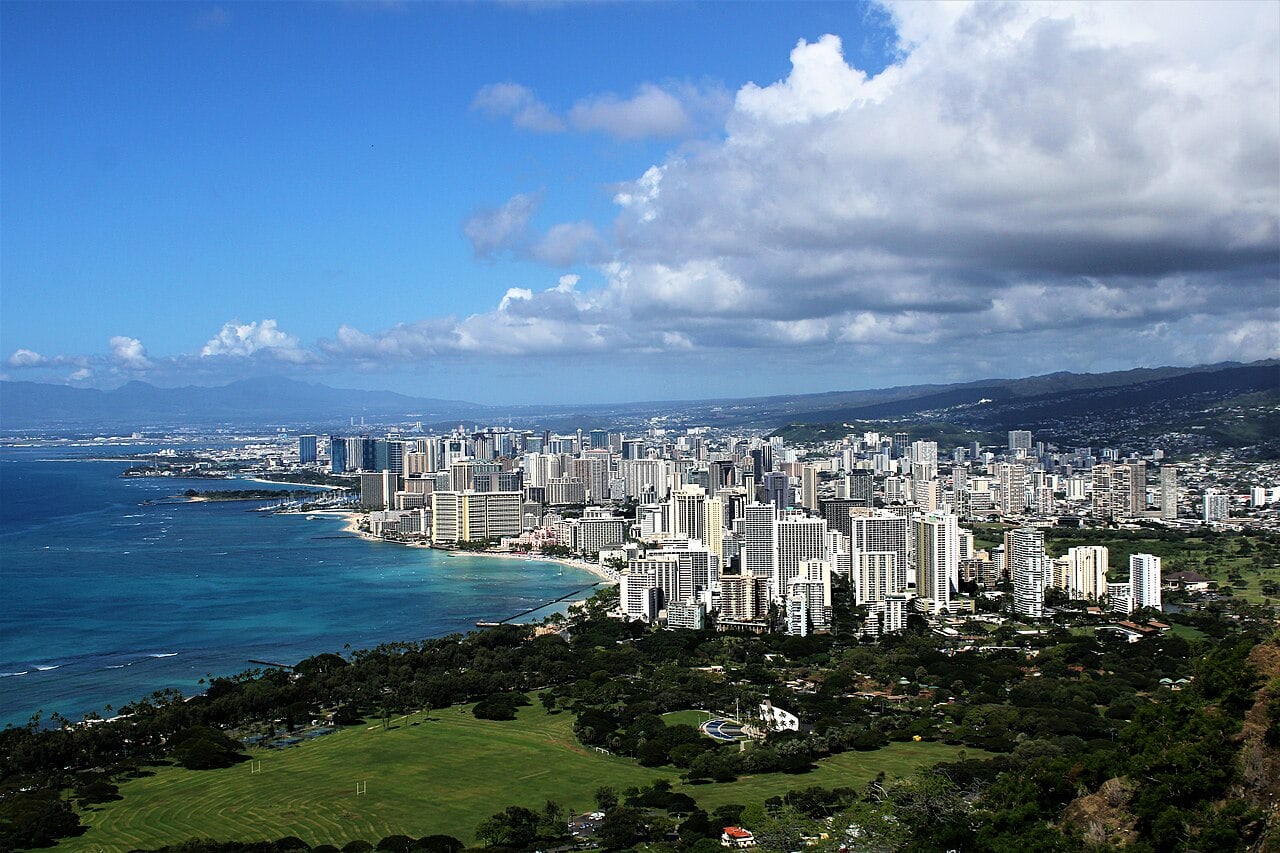 View of Honolulu, Hawaii