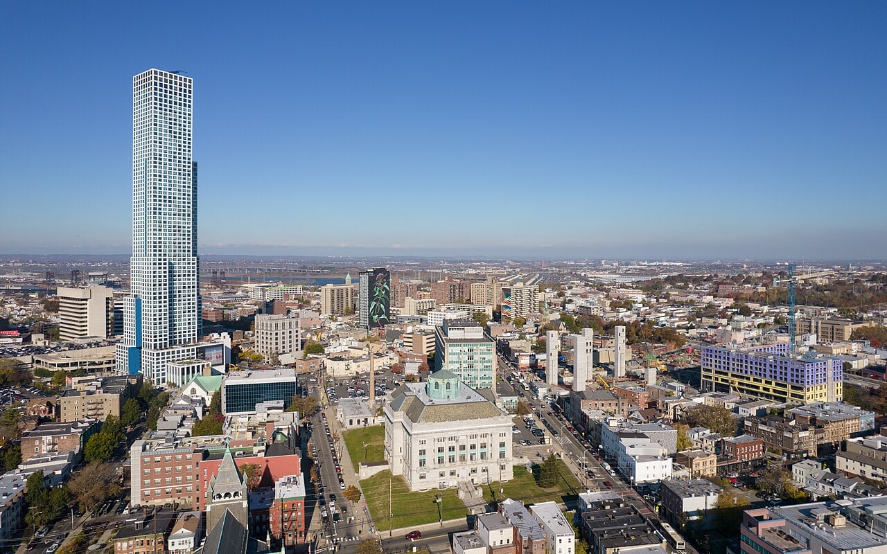 View of Jersey City, New Jersey