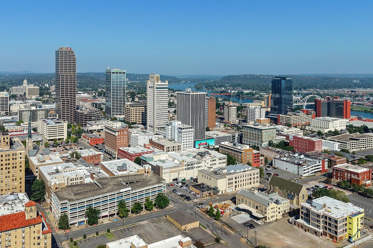 View of Little Rock, Arkansas