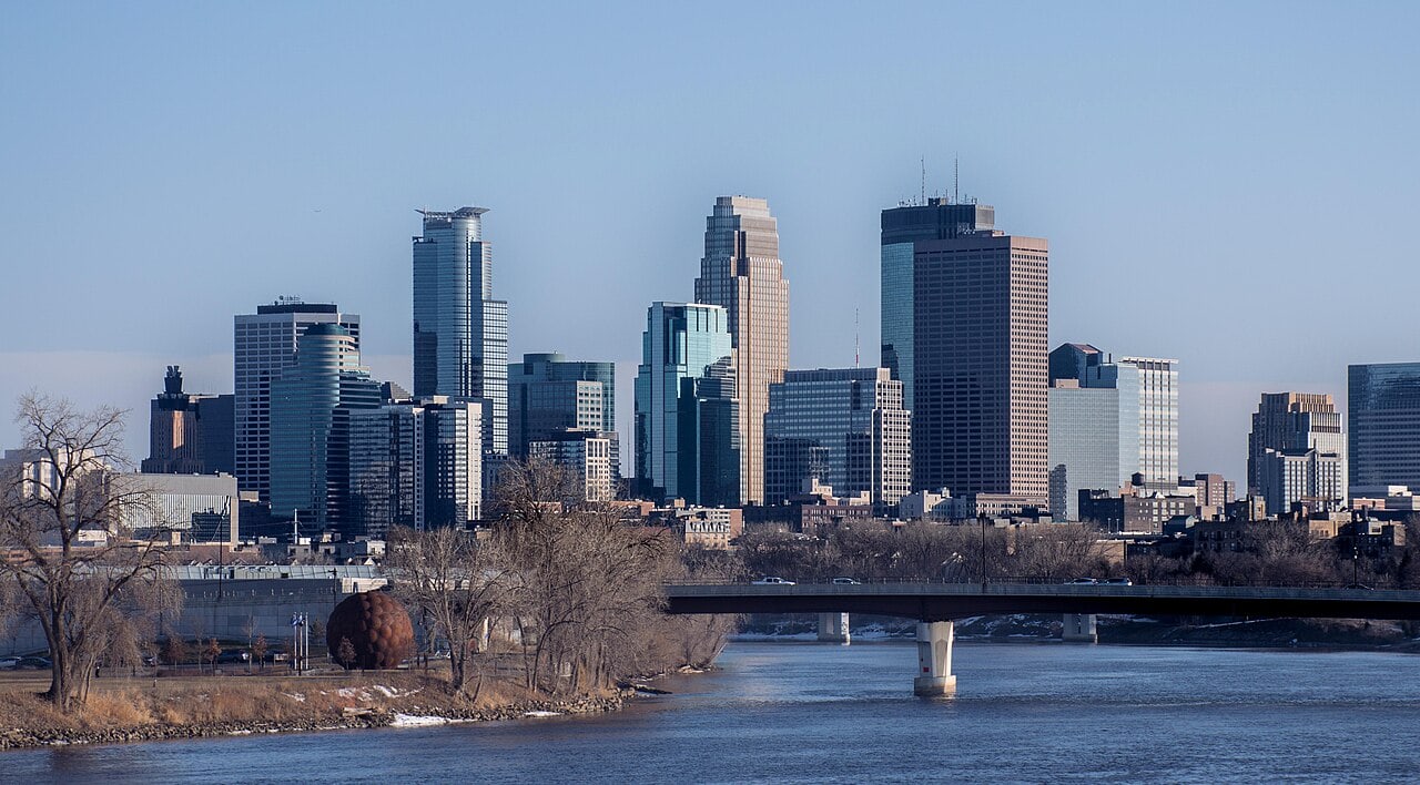 View of Minneapolis, Minnesota