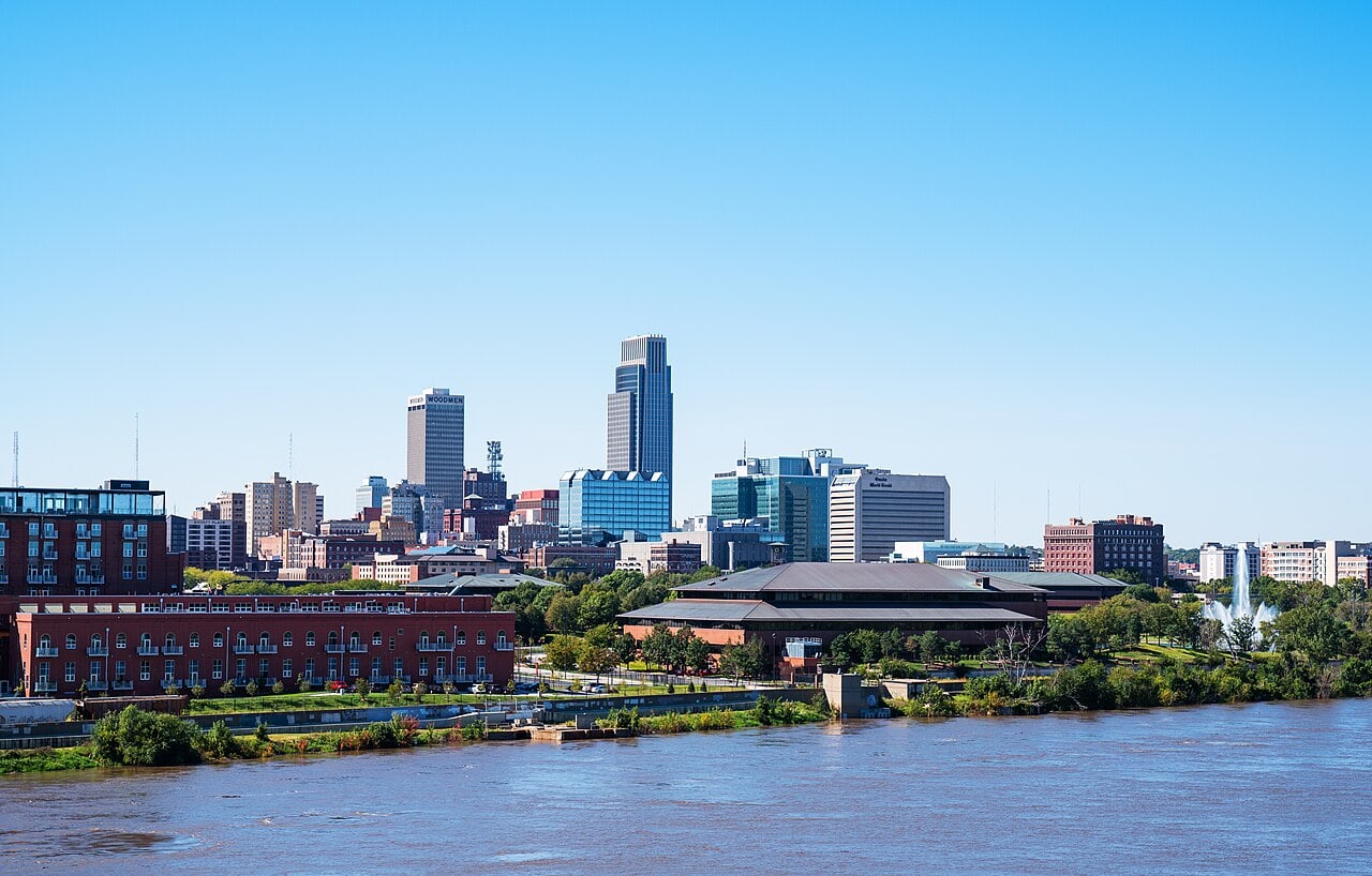 View of Omaha, Nebraska