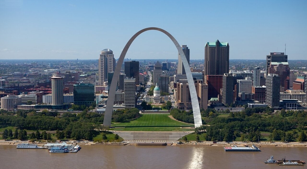 View of St. Louis, Missouri