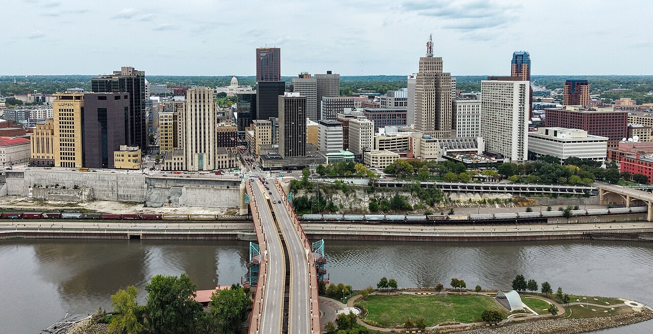 View of St. Paul, Minnesota